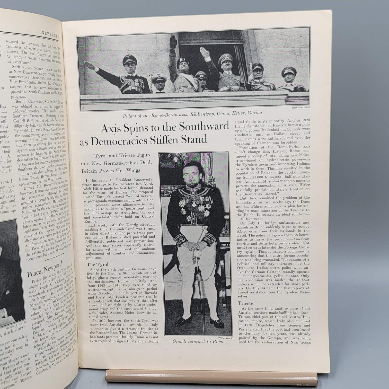 Newsweek July 24 1939 Harrington WPA WWII
