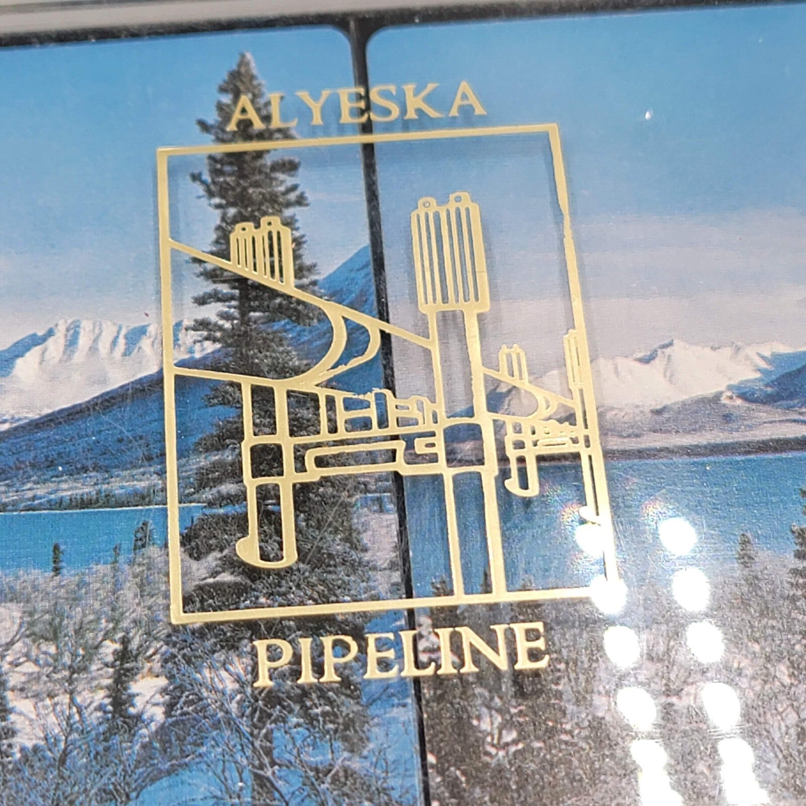 Vintage Playing Cards Souvenir Alaska Two Decks In Plastic Case Alyeska Pipeline