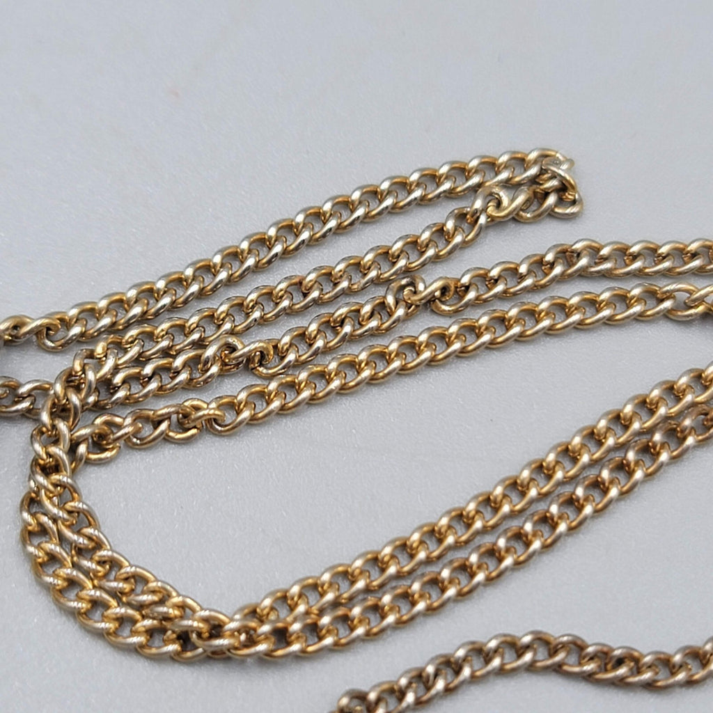 Vintage Holly Hobbie Pendant Chain Necklace Enamel  16"