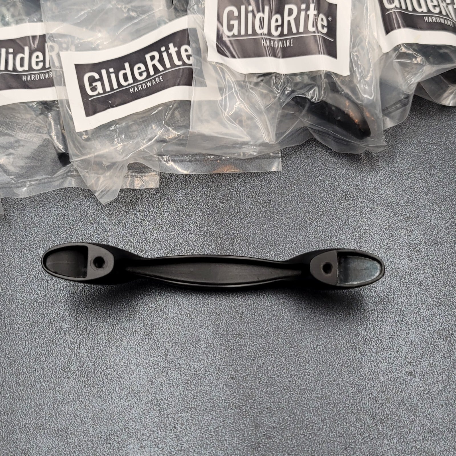 6 GlideRite Twist Cabinet Hardware Handle Pull Oil Rubbed Black 3" 87340-ORB-1