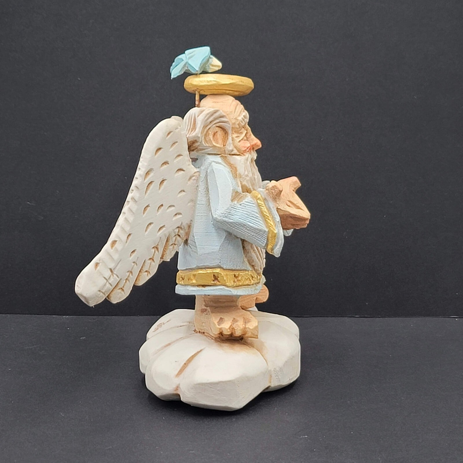 1994 David Frykman The Oldest Angel Bird on Halo Collector Figurine