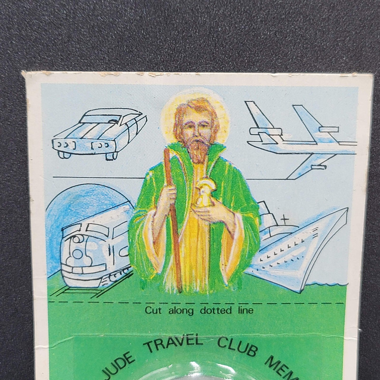 St. Jude Travel Club Medallion July 1979 - June 1980 New Vintage Paca & Saratoga