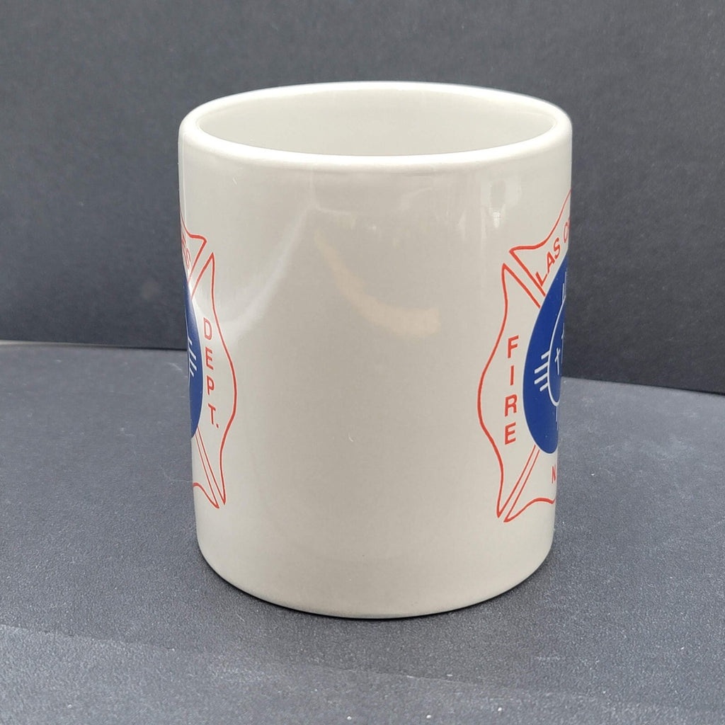 Las Cruces New Mexico Coffee Mug Fire Department Gray Blue Red