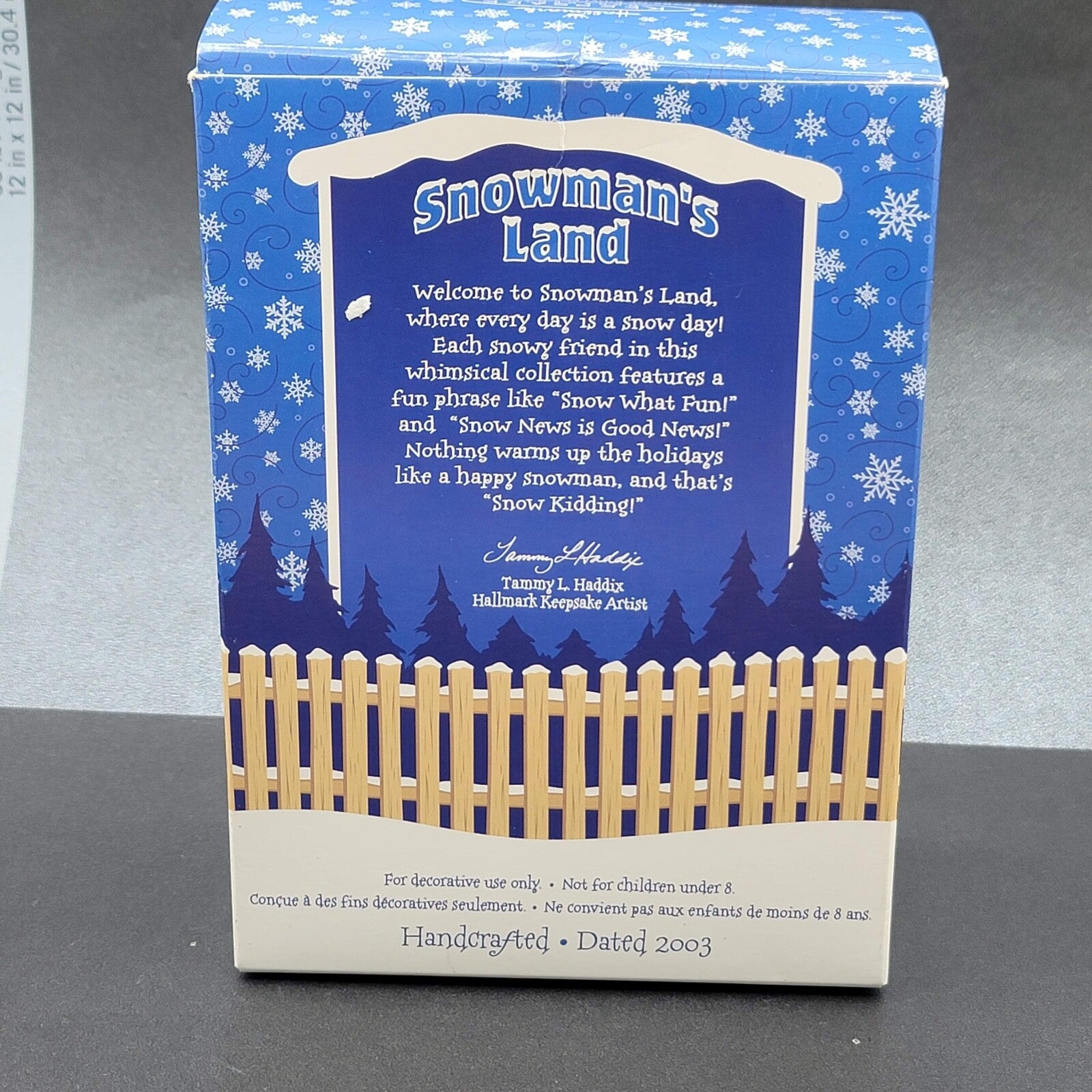 Hallmark Keepsake Ornament Snowman’s Land Snowbody Does It Better! 2003