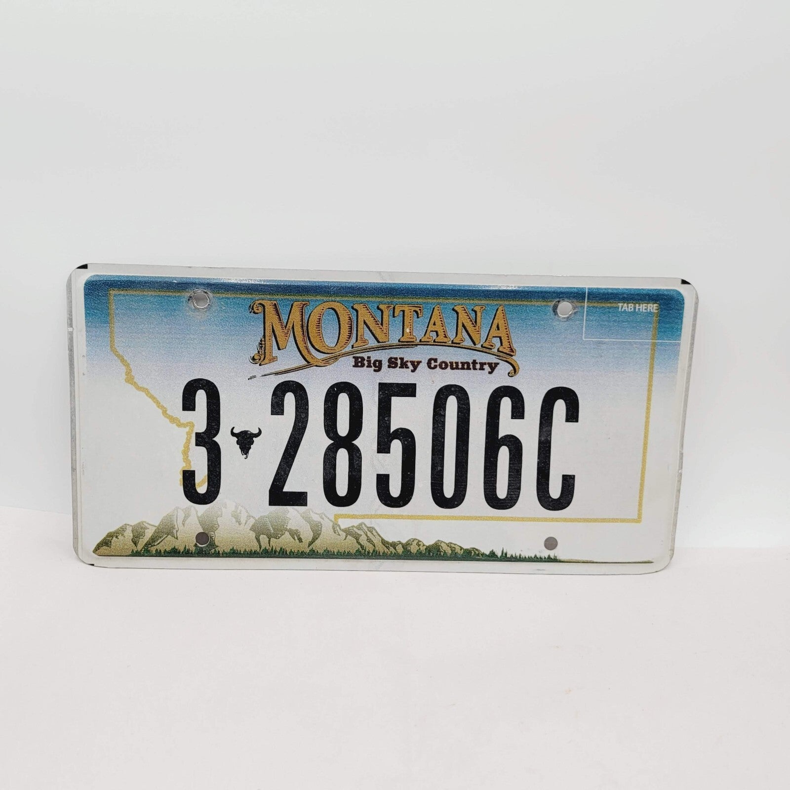 License Plate Vintage MONTANA 3 28506C 12" x 6"