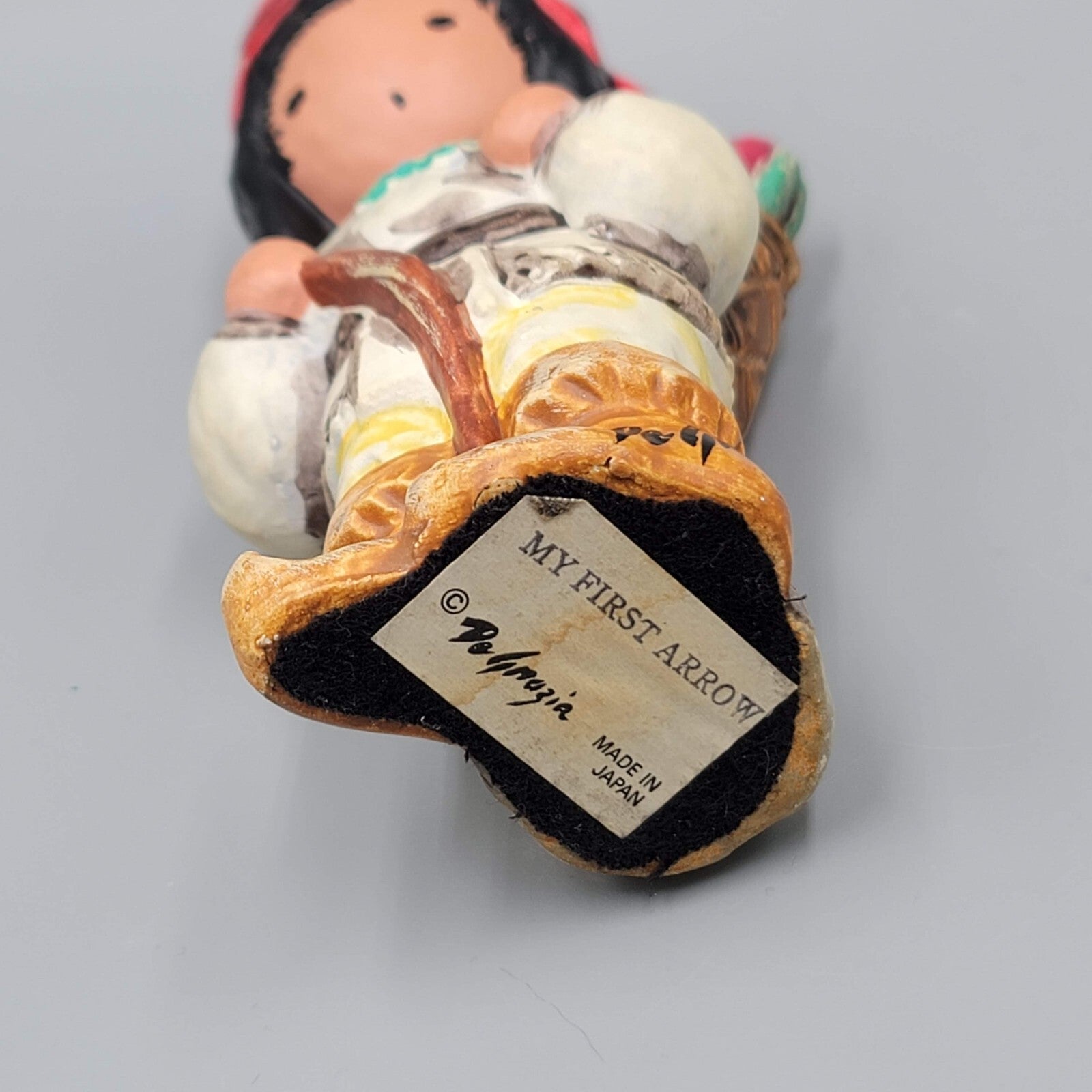 Vintage Ted Degrazia MY FIRST ARROW Ceramic Figurine 5 in Japan