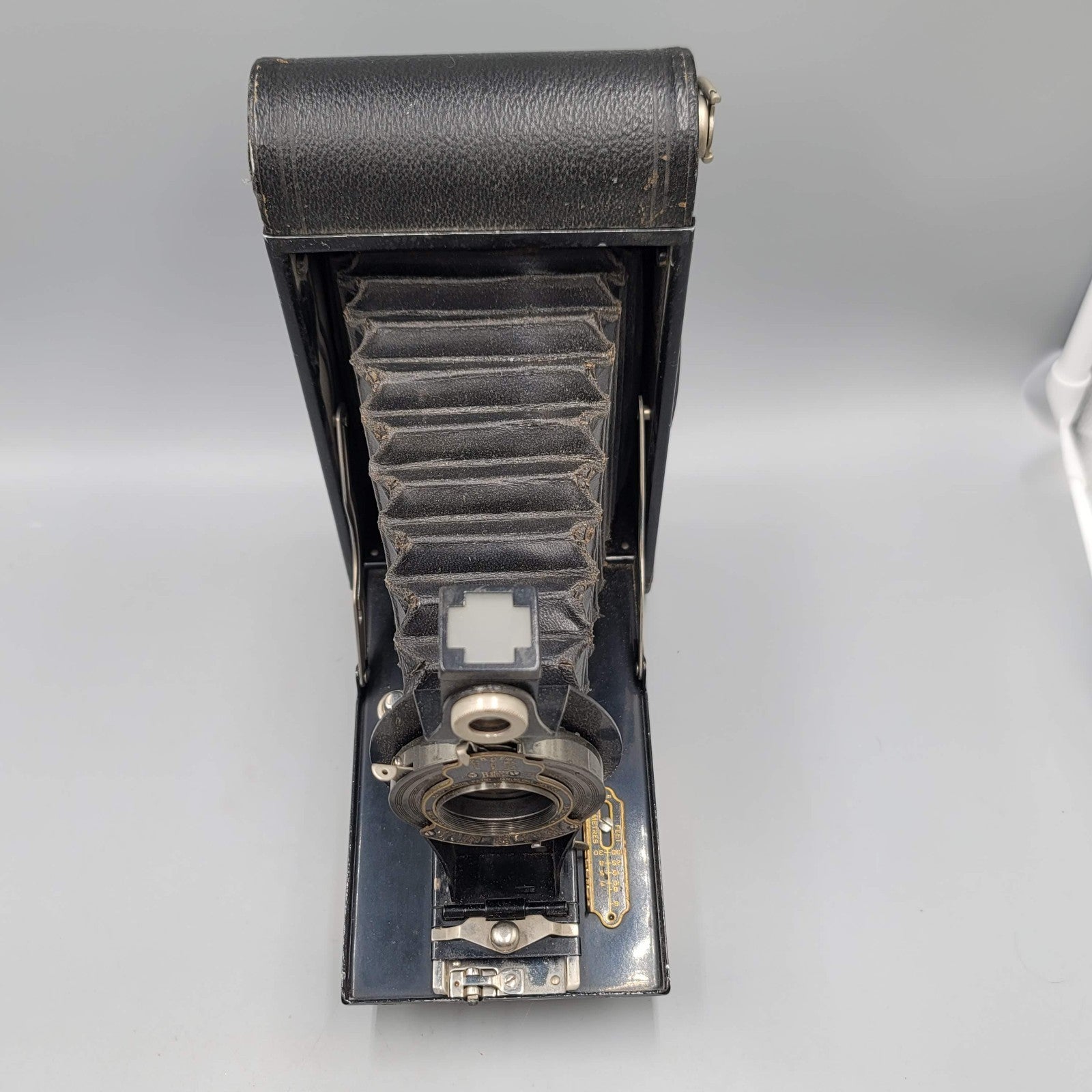 Kodak No 3A Autographic Brownie Folding Bellows Camera Antique GC