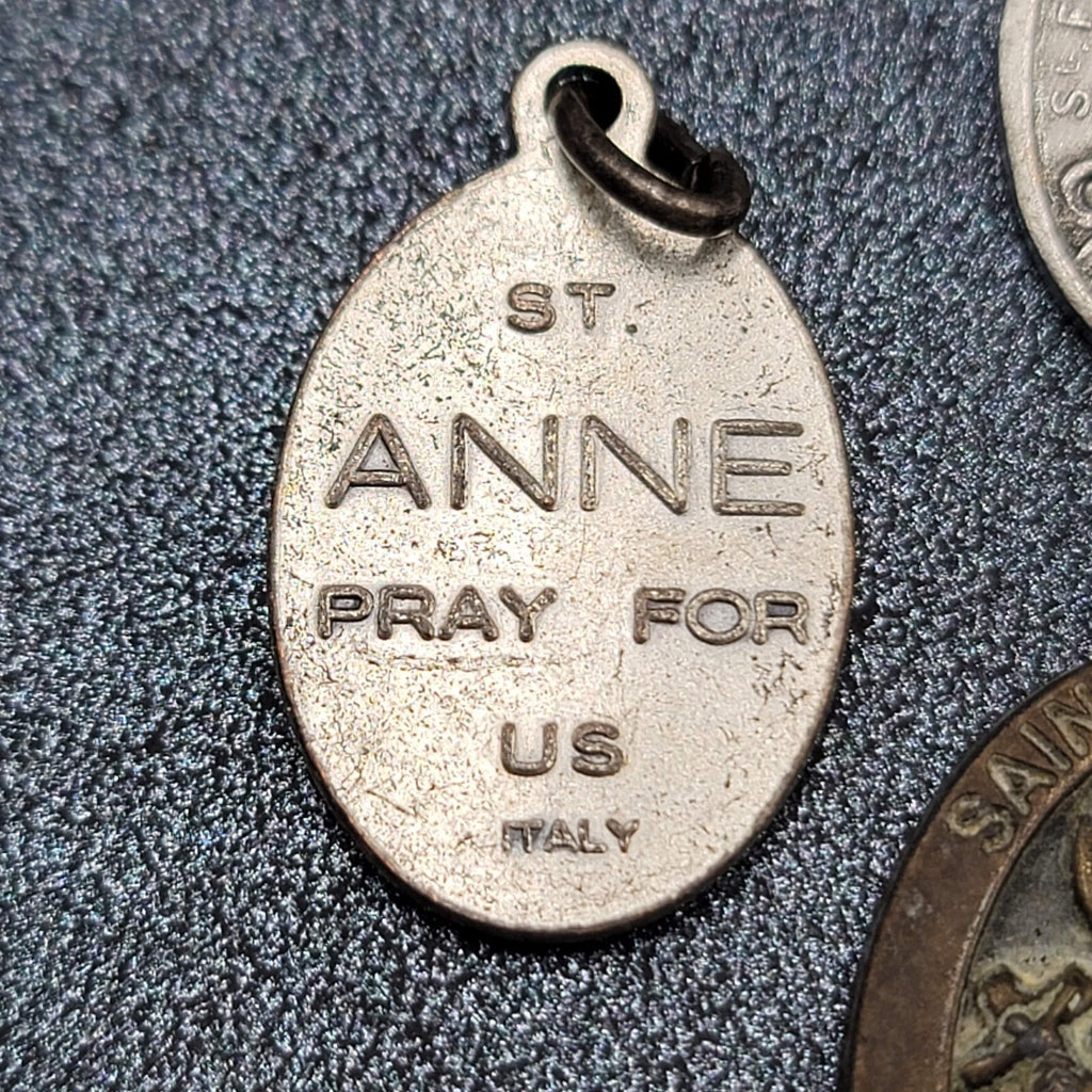 St Frances Mother Cabrini Saint Anne St Therese Medals ​Lot of 4 Italy Catholic