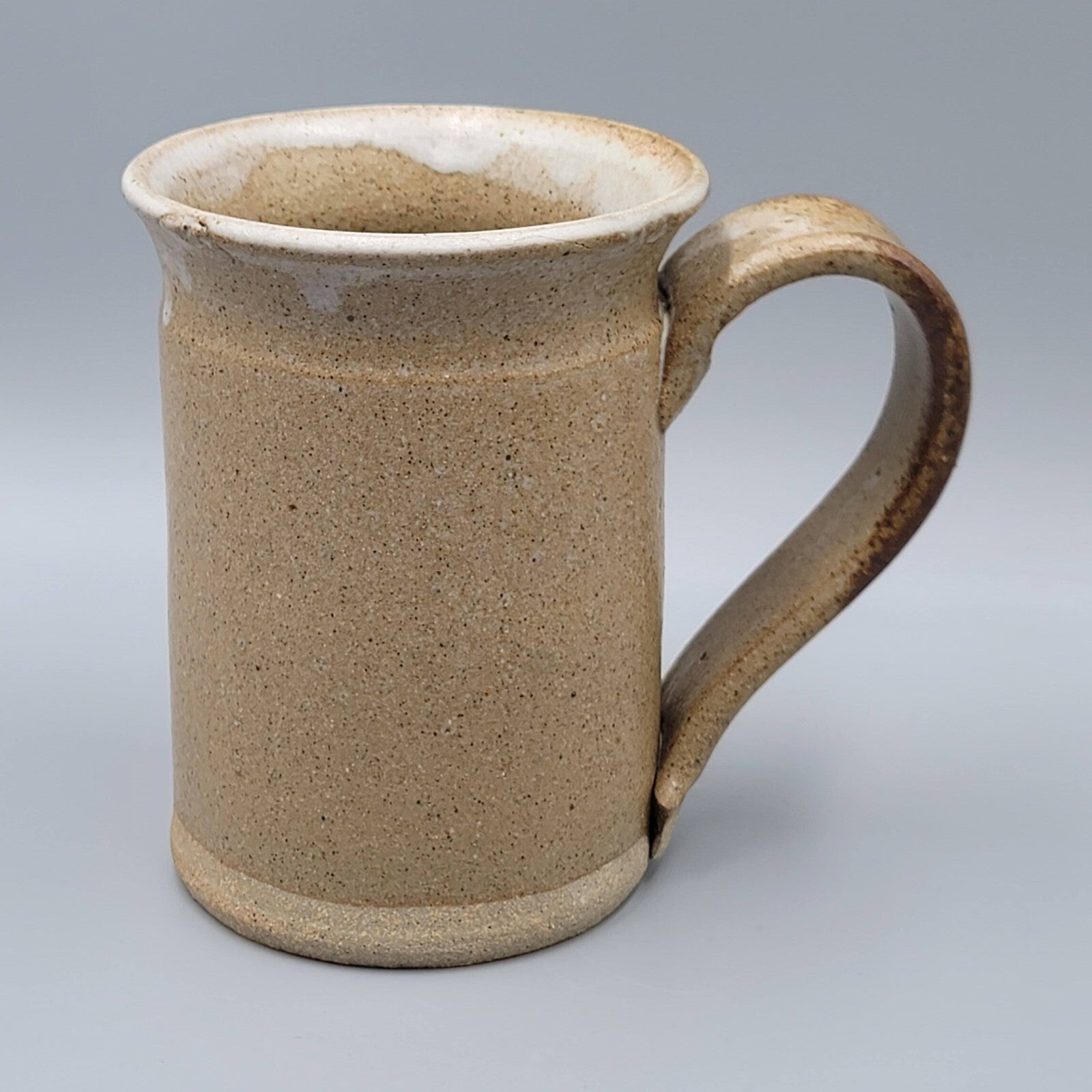 Vintage Pottery Coffee Mug with Hidden Surprise Figure Inside Cup