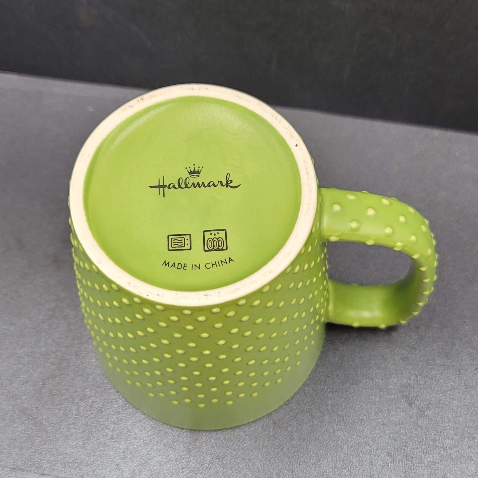 HALLMARK COFFEE MUG Life is better than Mondays would have us believe 12oz Green