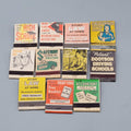 Vintage Matchbook Variety Lot of 11 Study Law Driving School High School