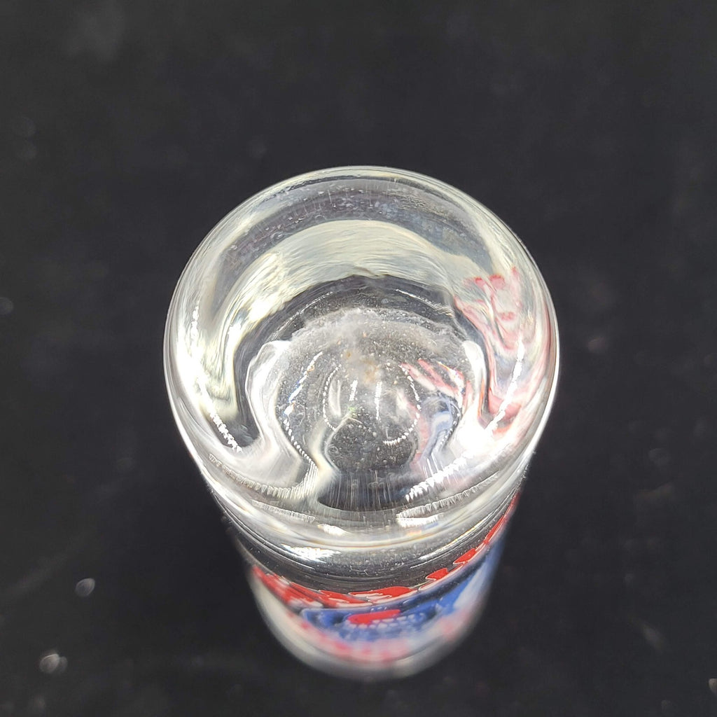 Vintage Eskimo Joes Stillwater OK 4 in  shooter shot glass- logo on clear