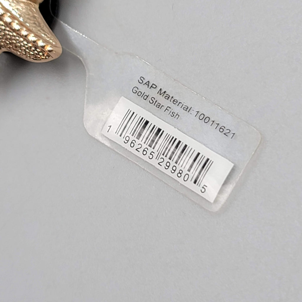 Crocs Shoe Charms Jibbitz Gold tone Starfish NWT