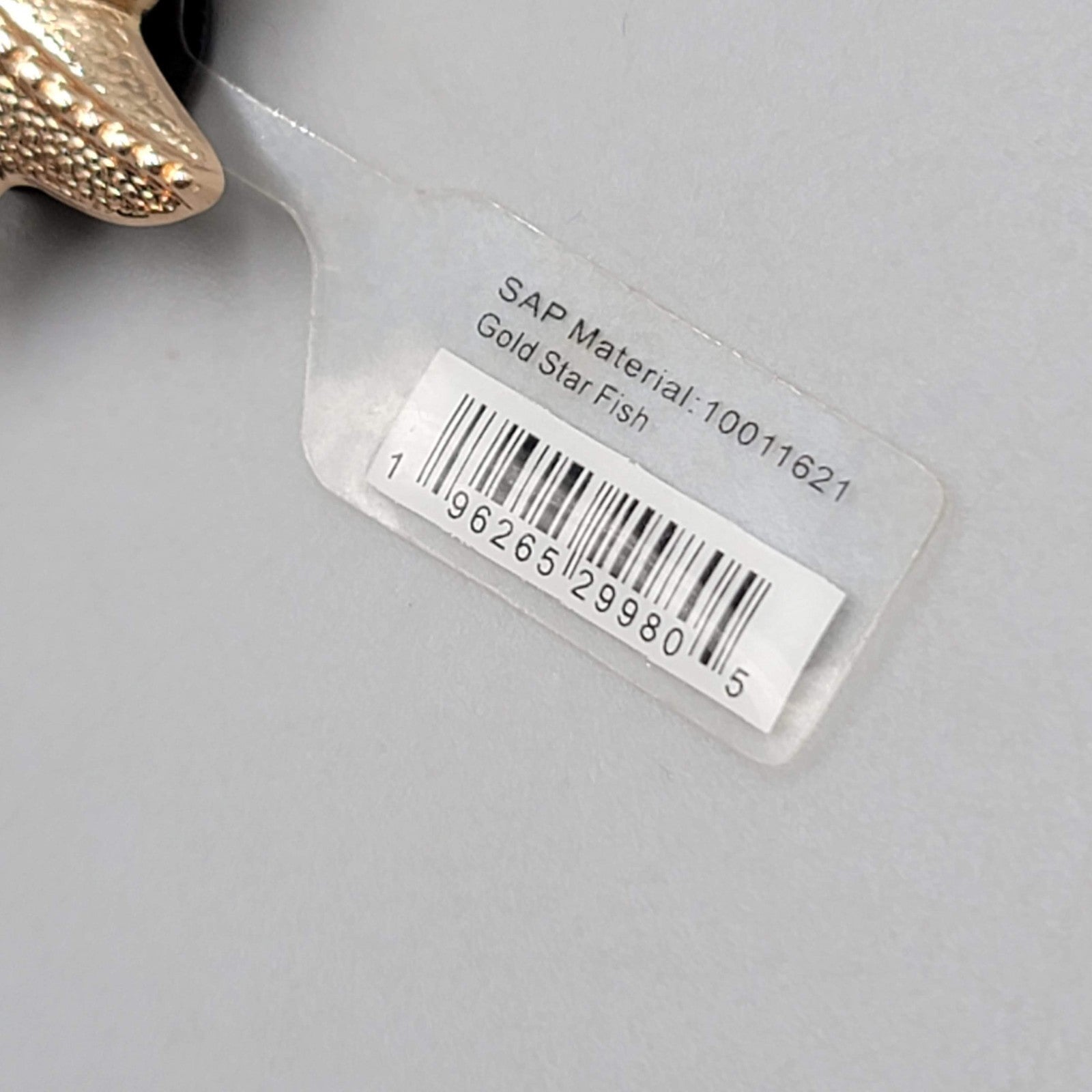 Crocs Shoe Charms Jibbitz Gold tone Starfish NWT