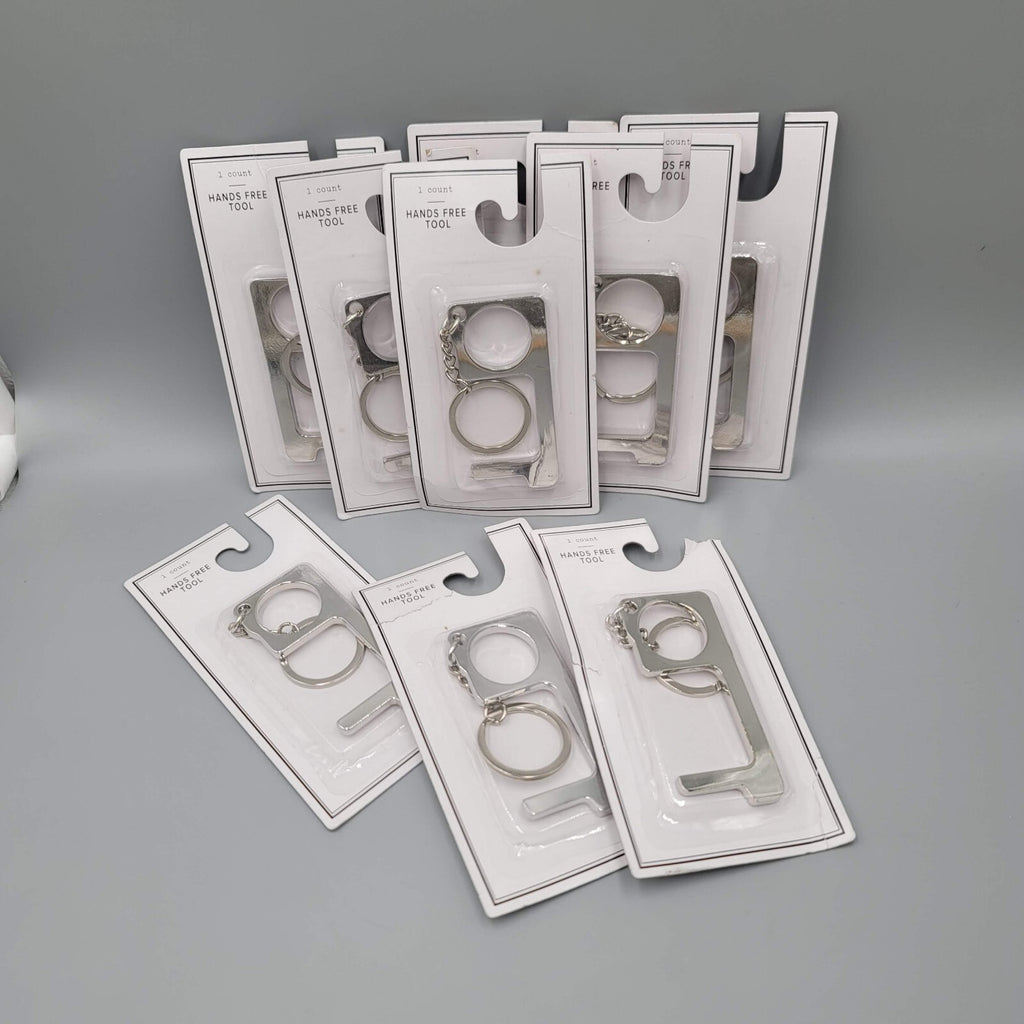 Hands Free Tool Open doors Ergonomic design Attached key chain Lot of 9