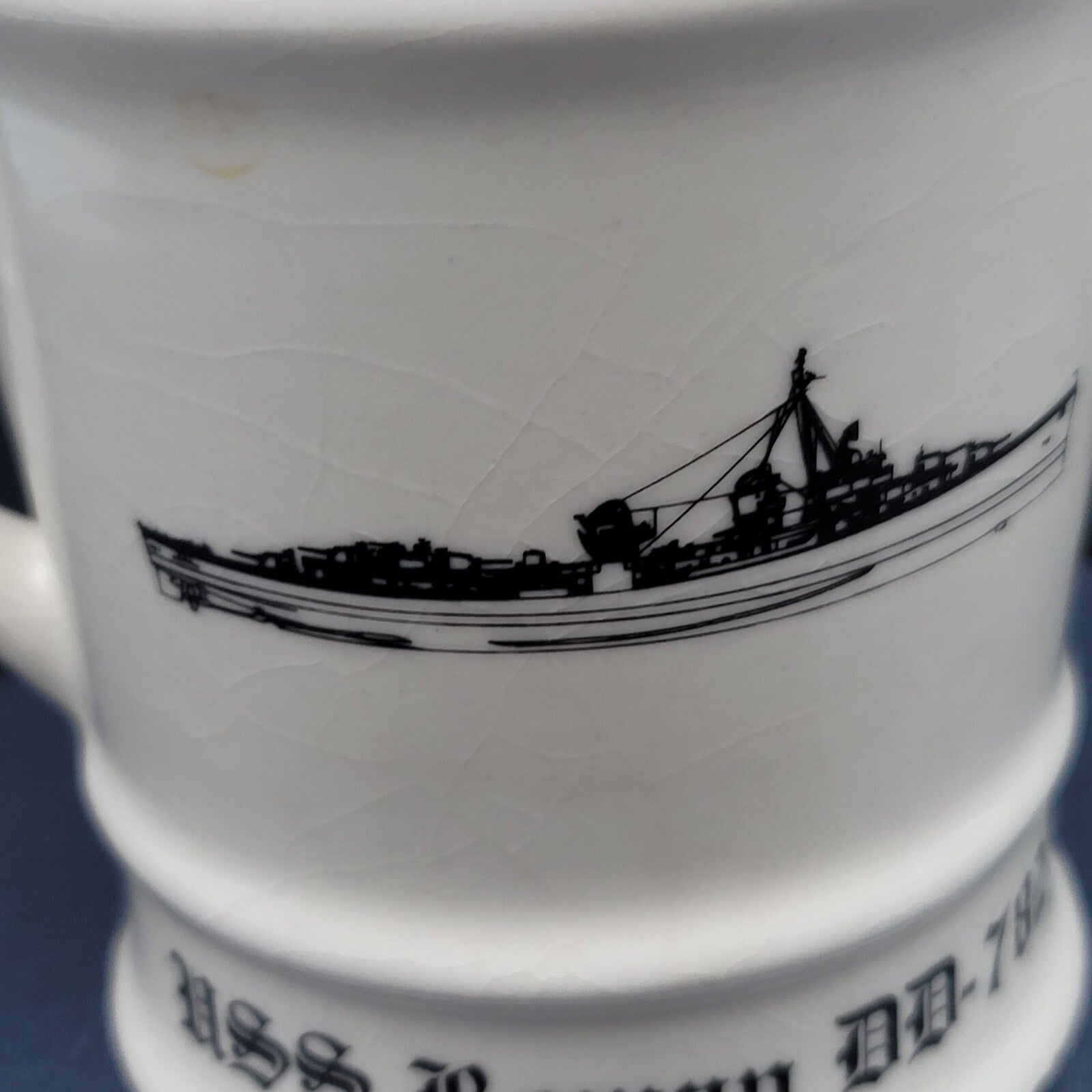 Navy USS Rowan DD 782 Coffee Mug Fifth Fleet Career Collectables Mil-Art