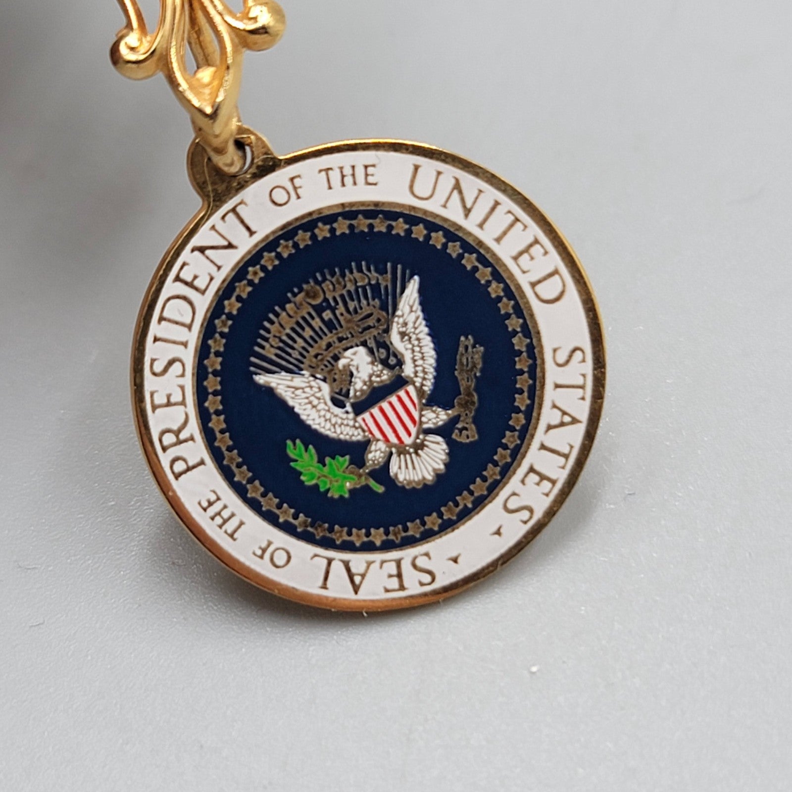 Vintage President of The United States Charm Pendant Gerald Ford Engraved