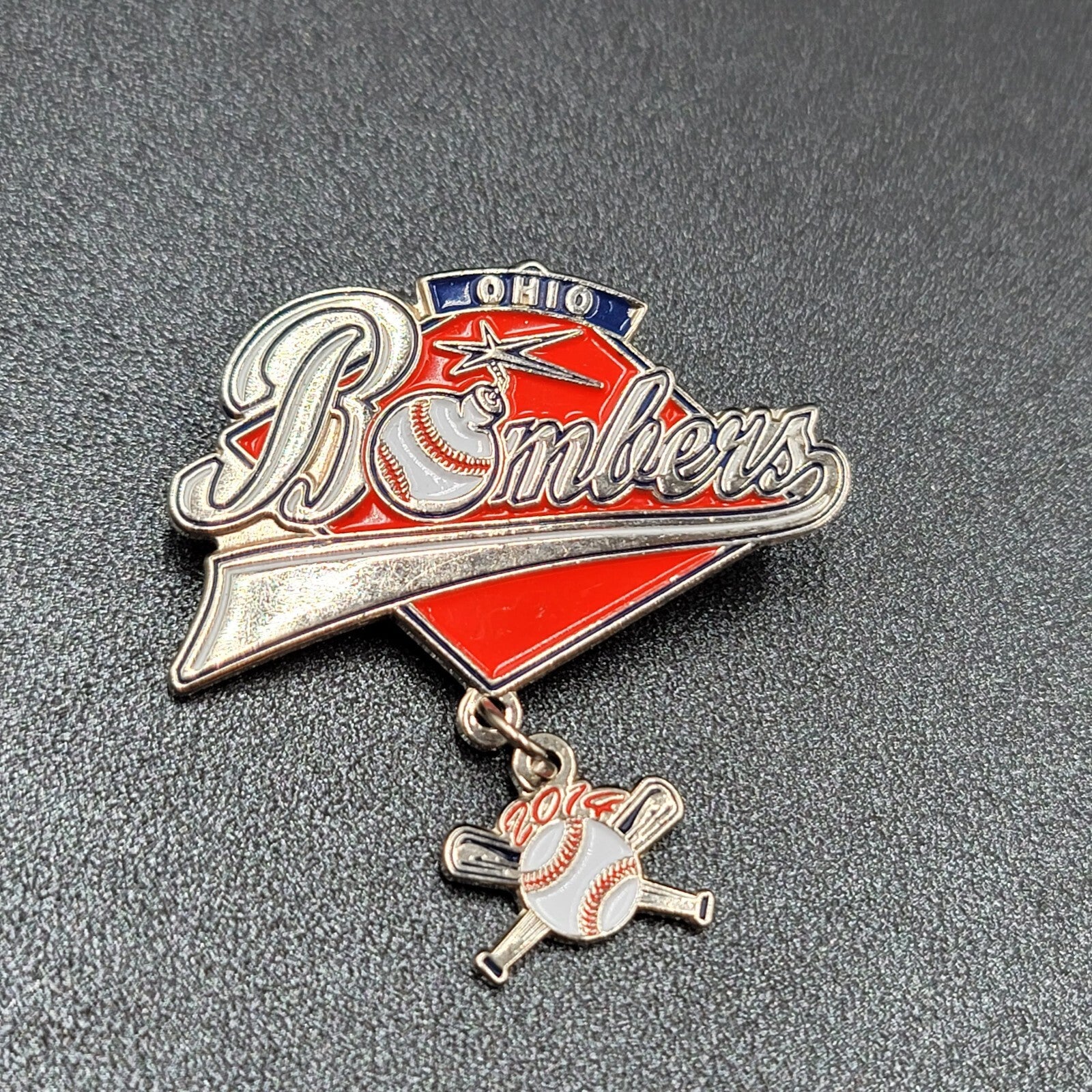 Ohio Bombers Baseball Enamel Lapel Pin 2014