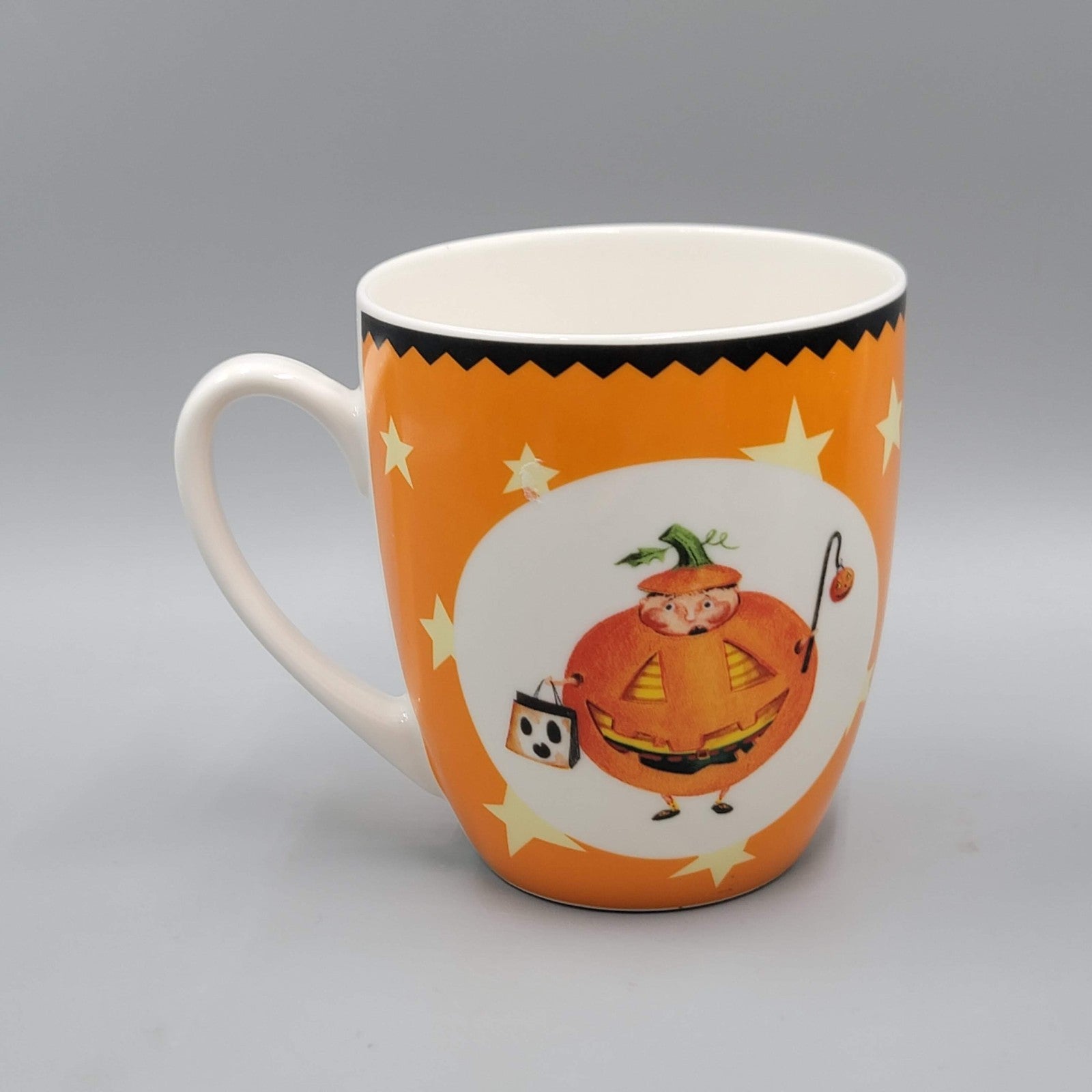 Lori Mitchell Halloween Boo! Jack-o-lantern Kid Costume Trick-or-Treat Mug