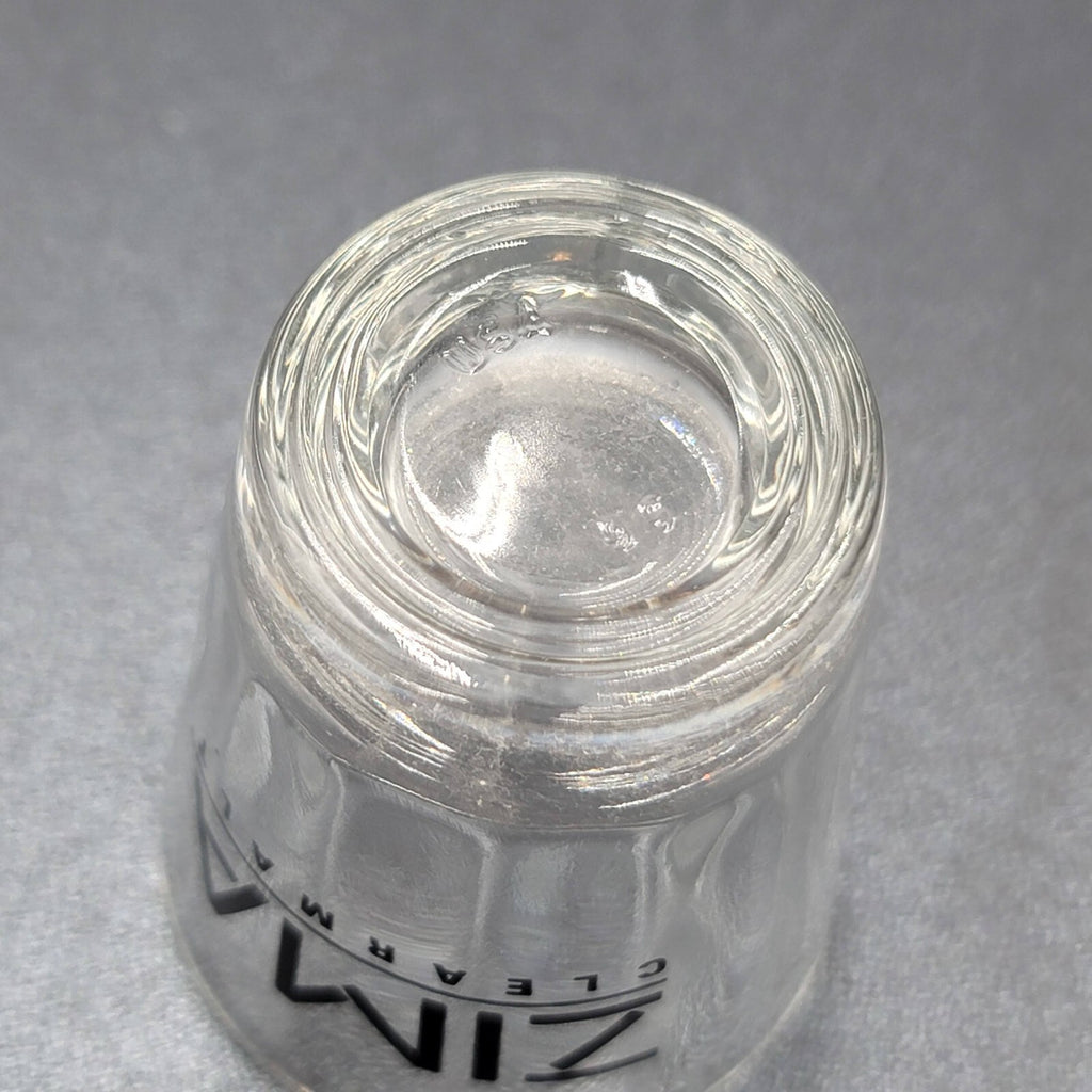 Vintage Zima Clear Malt Glass Shot Glass 2.25" Rare!