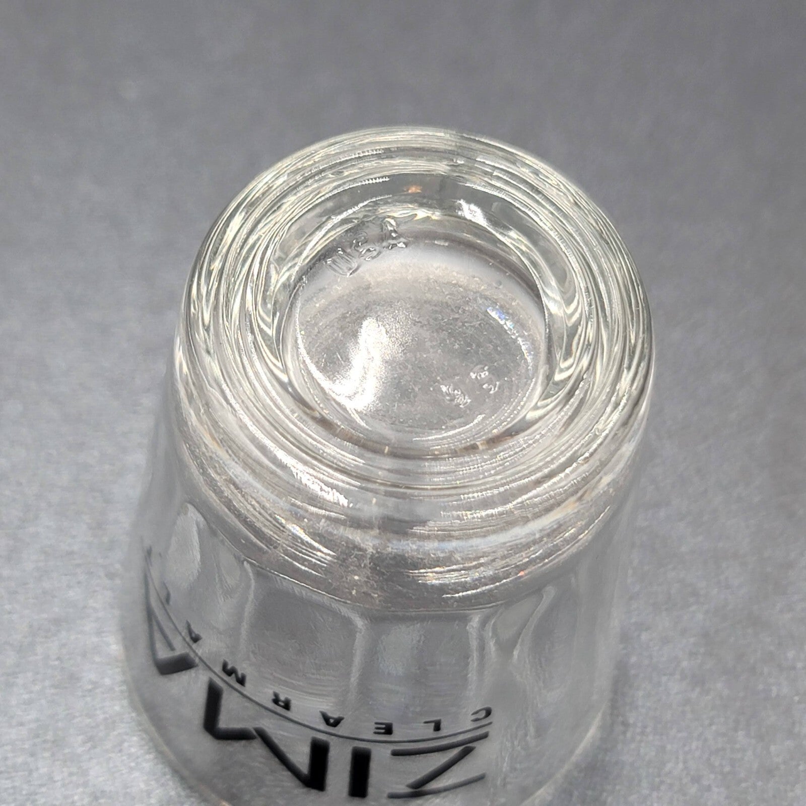 Vintage Zima Clear Malt Glass Shot Glass 2.25" Rare!