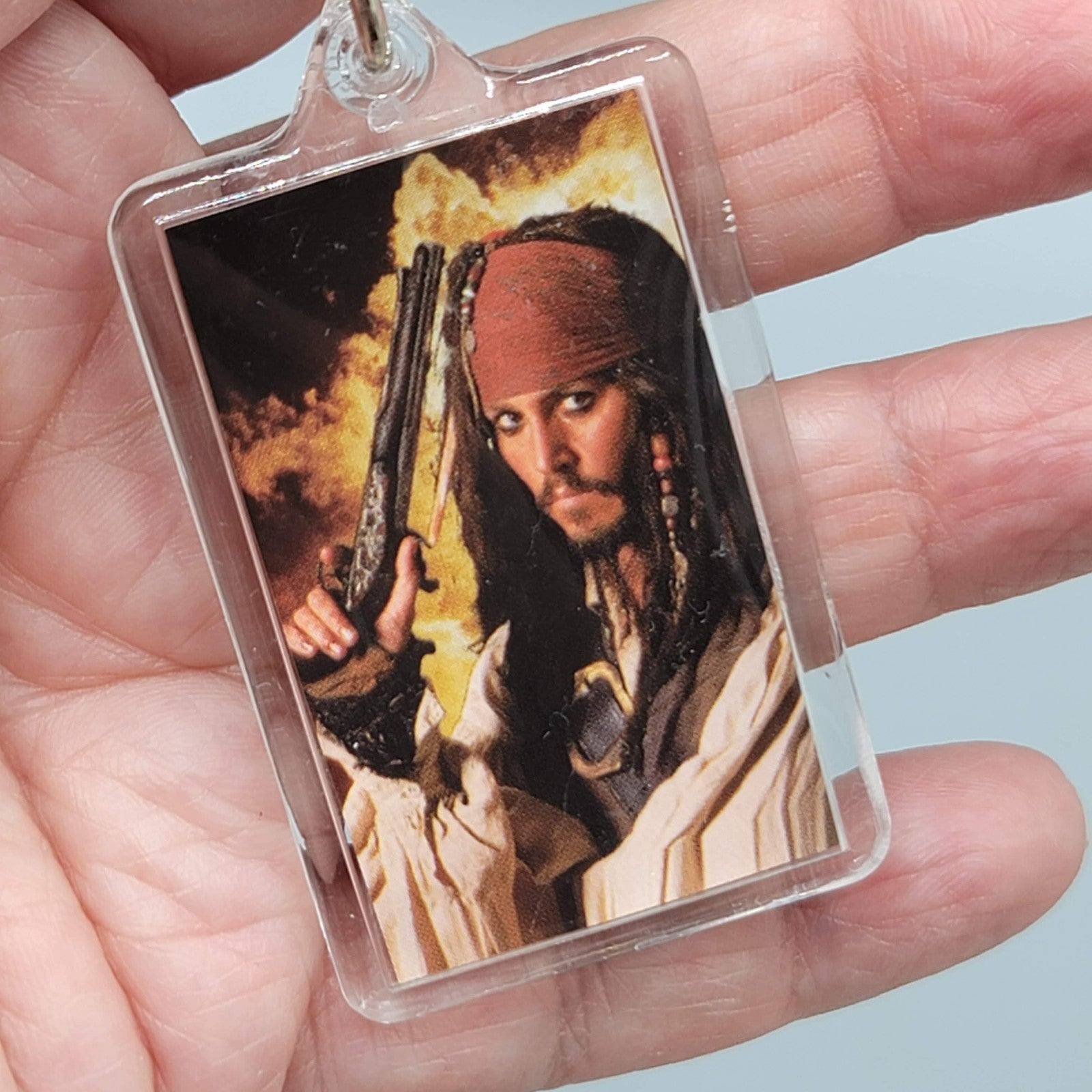 Disney PIRATES OF THE CARIBBEAN Dead Mans Chest Keychain Lot of 3