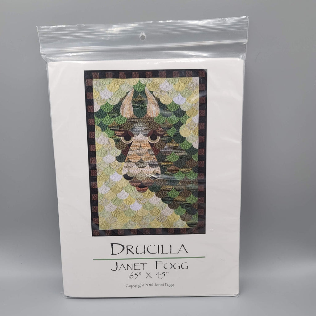 Janet Fogg Quilt Pattern DRUCILLA Dragon Templates 65x45 NEW
