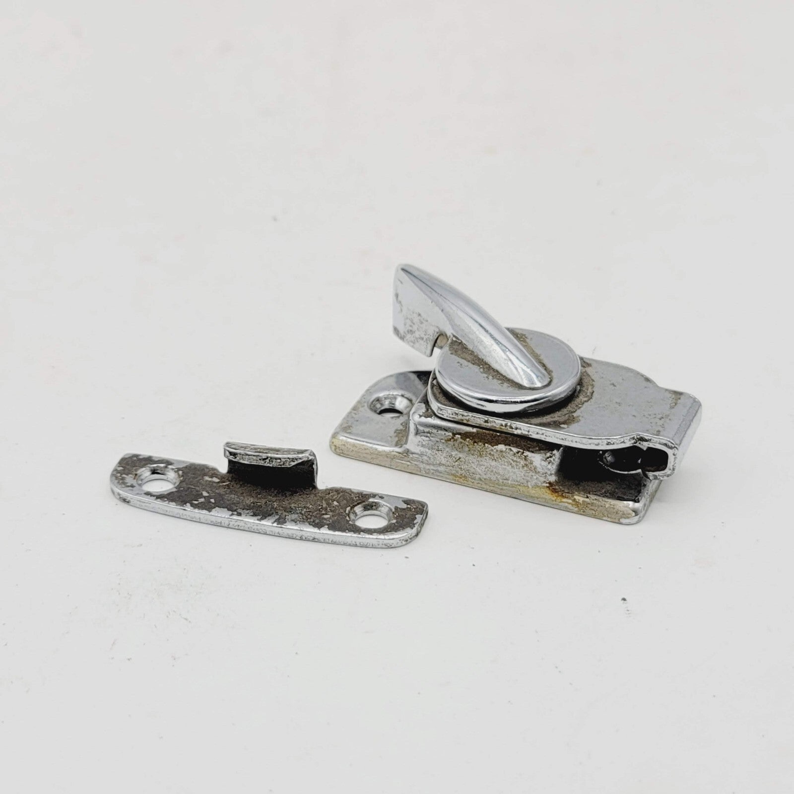 Antique Vintage Steel Window Sash Locks with Catch Keeper  Salvage Reclaimed