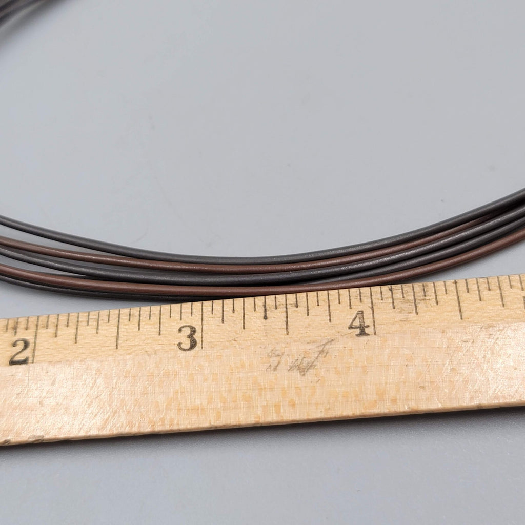 Cookie Lee Necklace Leather Cord Silver tone Orange Pendant 16"+