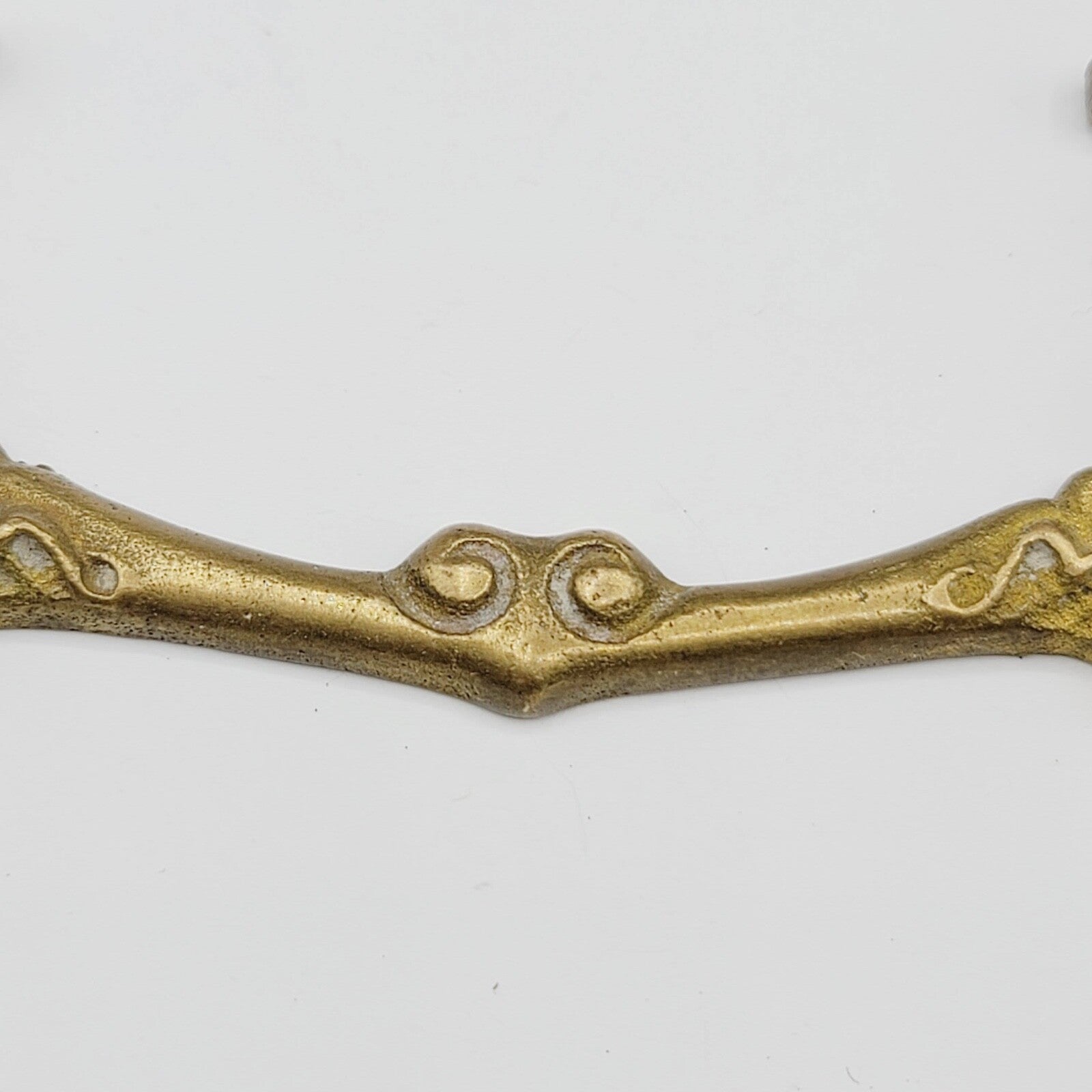 Vintage Brass Bail Pull Handle Replacement 3" Salvage Hardware   .0196