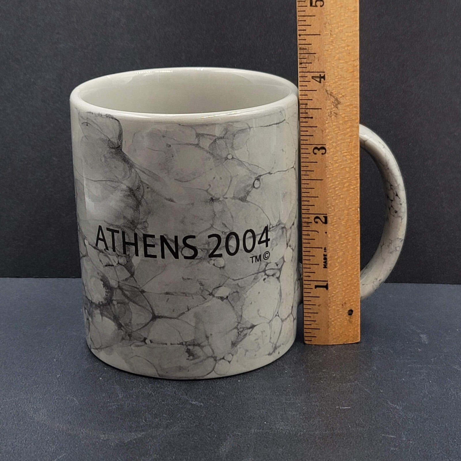 Olympic Games 2004 Ionia Greece Athens Coffee Mug Gray