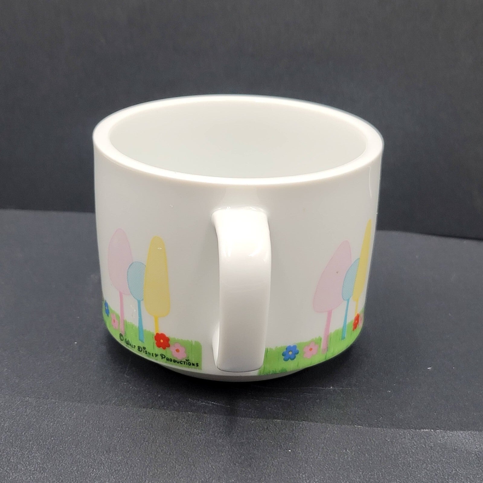 Vintage Walt Disney Productions Stacking Pluto Bird Coffee Mug Cup Japan
