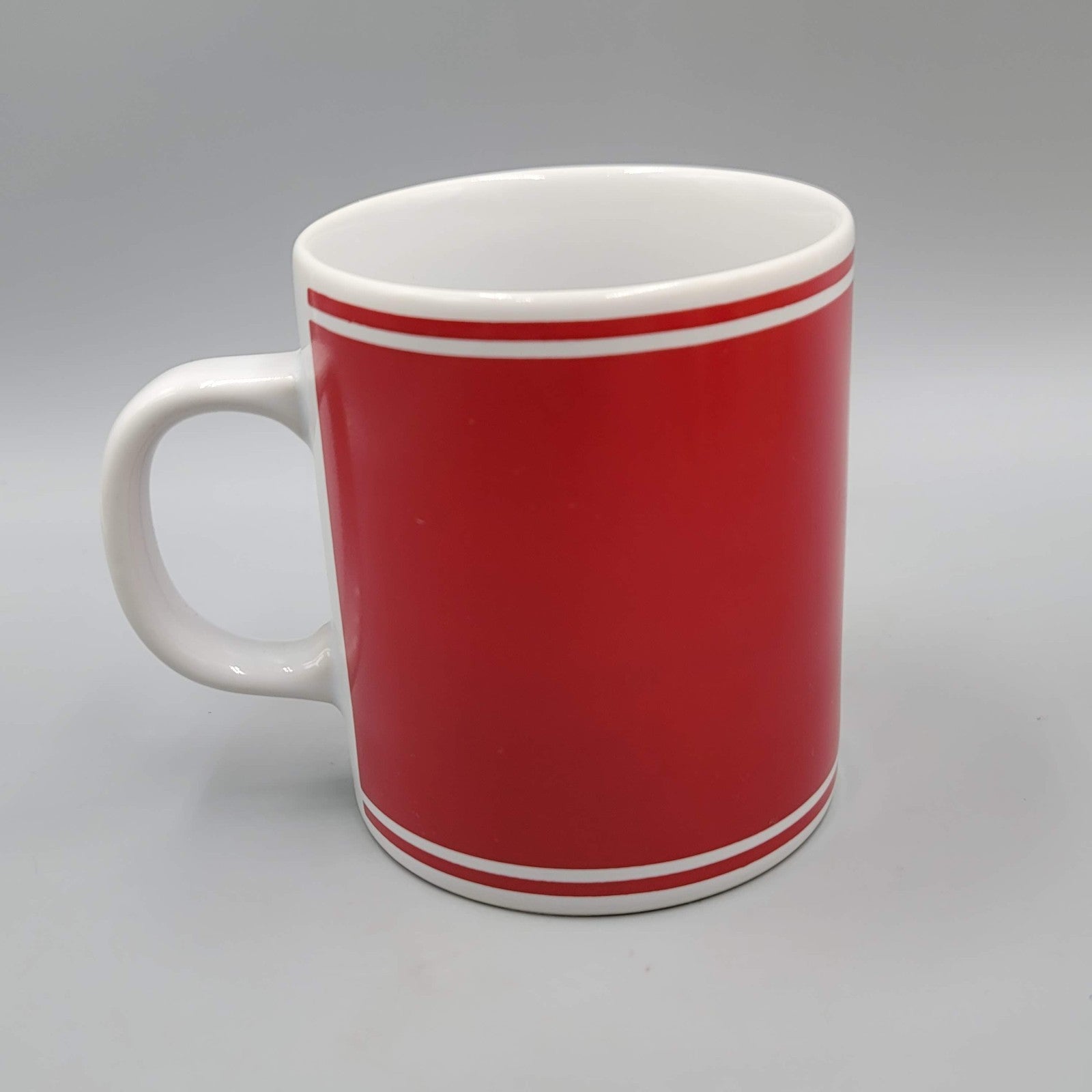 Vintage Coffee Mug “Happy 49th Birthday Again?” Ceramic Red White