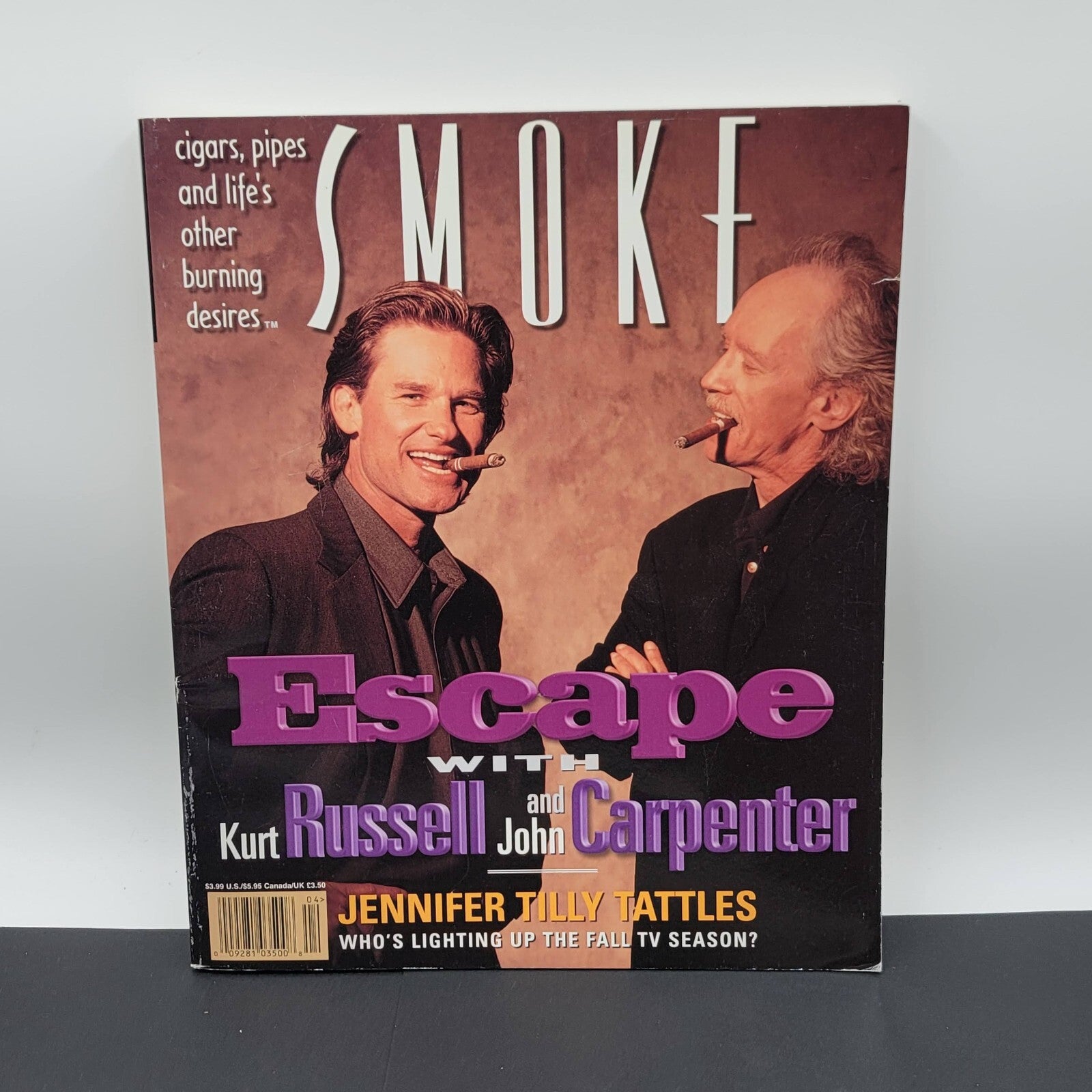 Smoke Magazine Fall 1996 Kurt Russell John Carpenter Jennifer Tilly