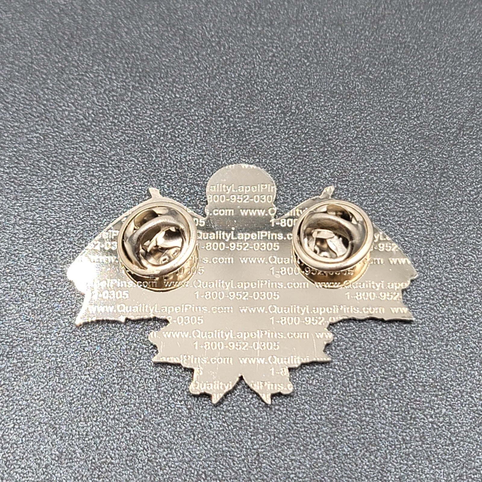 Tempus Fugit Time Flies Lapel Pin Black Silver Oddity Goth Punk Rock