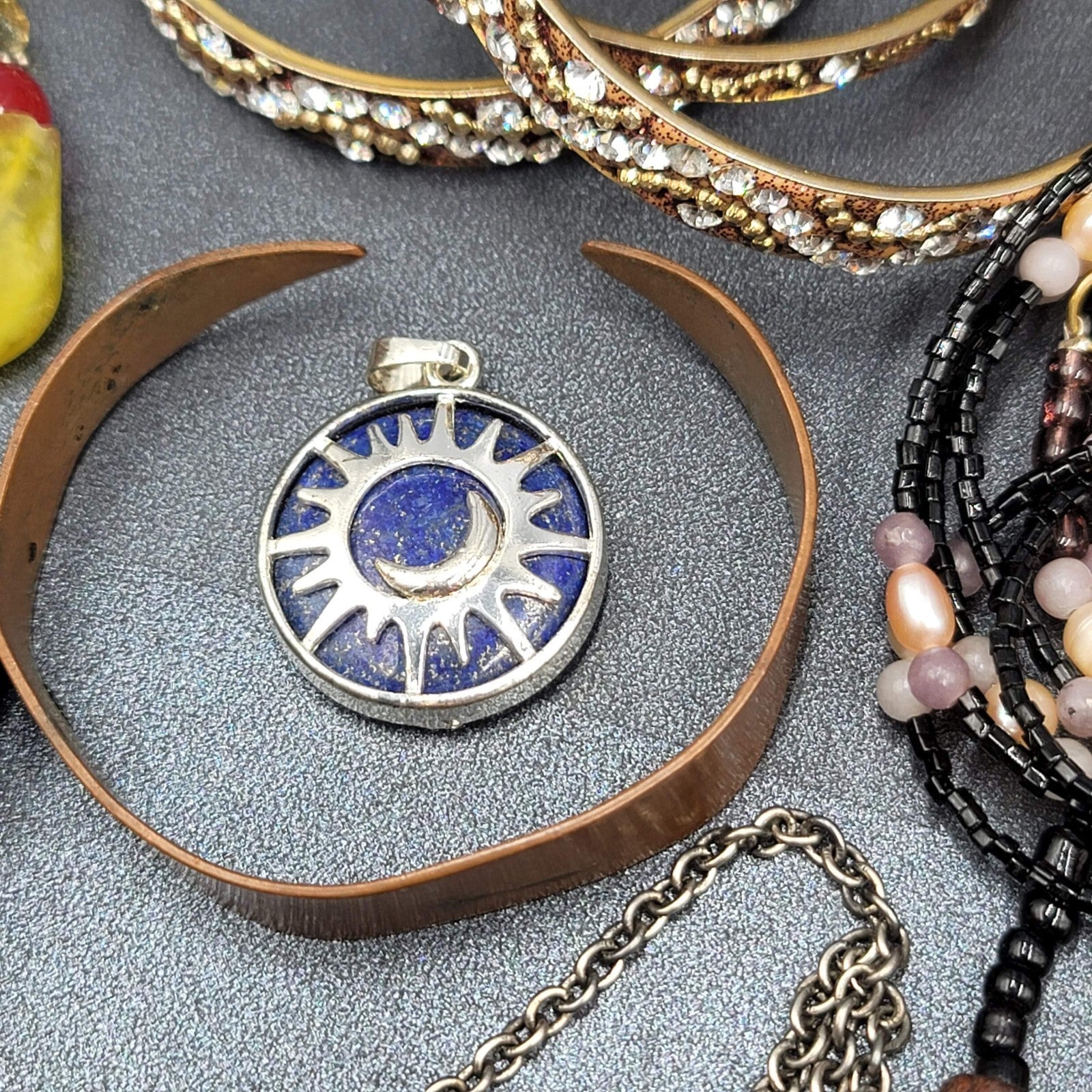 Colorful Jewelry Lot Necklaces Bracelets Pendant 48 pcs