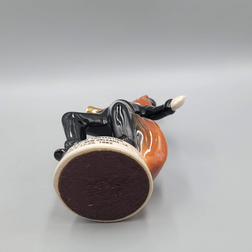 Jim Beam 1982 Convention New Orleans Fox paperweight Jazz New Orleans