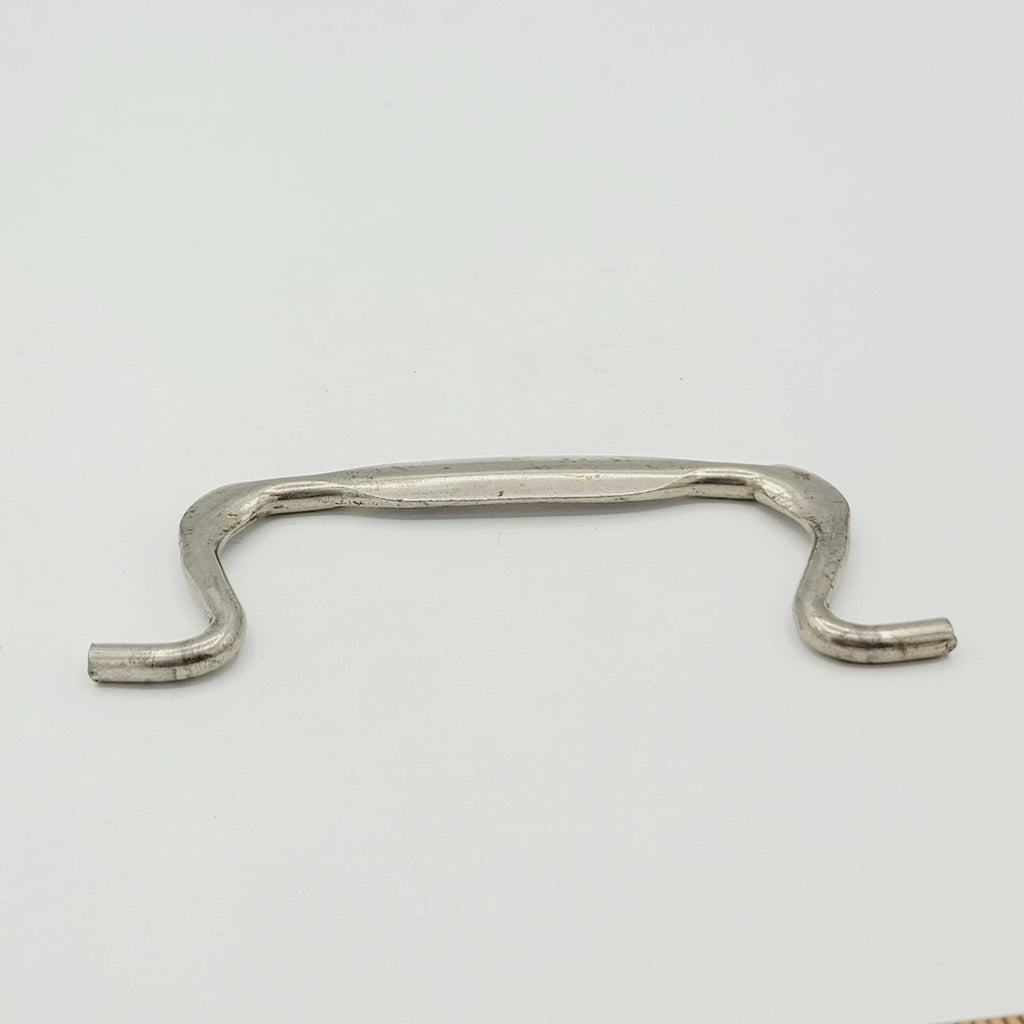 Vintage Single Nickel Ornate Bail Pull for 3.5" Pull Handle Replacement