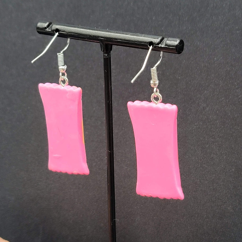 New SMART SWEETS Candy Pierced Earrings Acrylic Dangle 1.25"