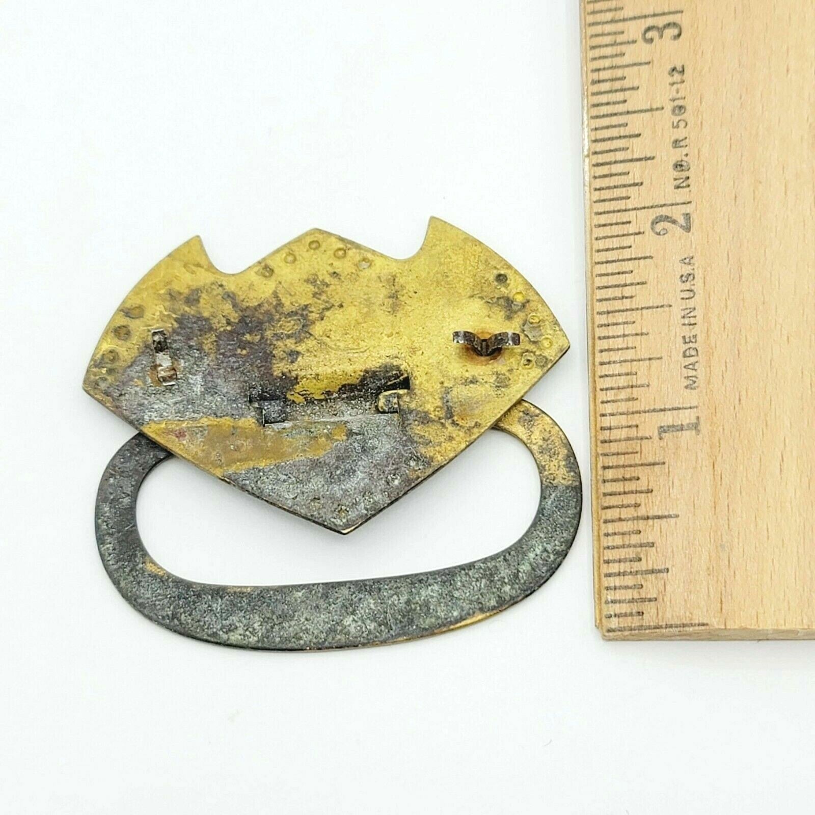 Vintage Brass Drawer Pull Handle Salvage Hardware SINGLE ONLY 2 1/4" x 1 5/8"