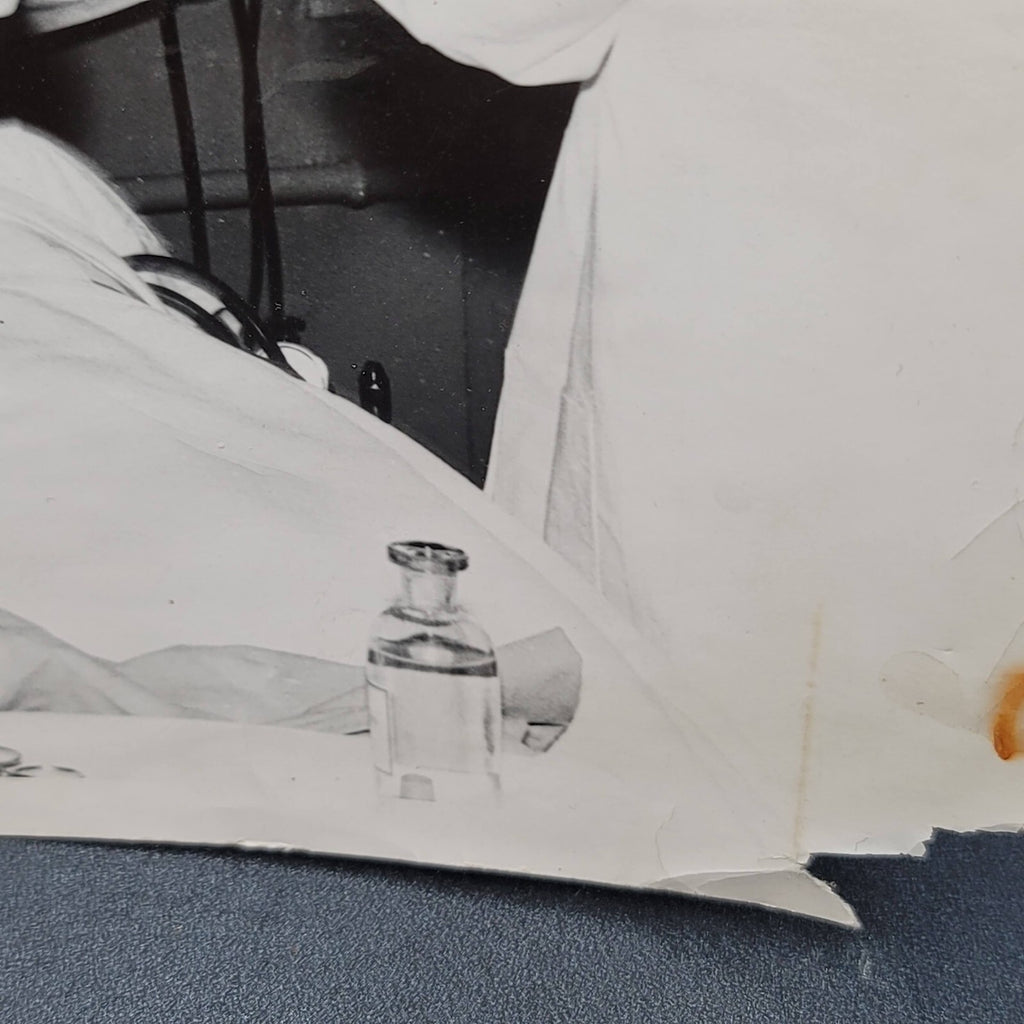 Vintage Hospital Surgery Black and White Photo 8 x 10
