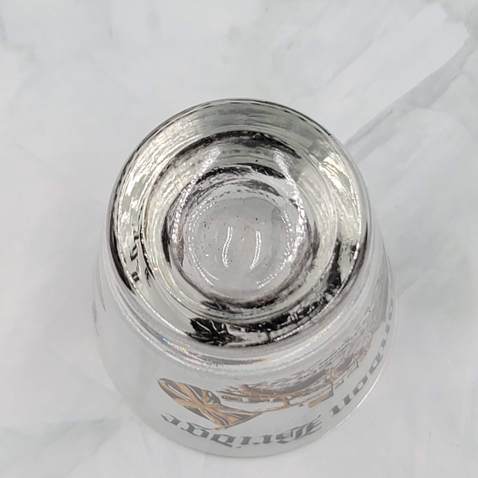 Vintage London Bridge Lake Havasu City AZ Shot Glass Black Gold Collectible