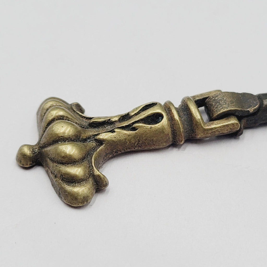 Vintage Brass Drawer Pull Salvage Hardware Reclaimed Part SINGLE ONLY 1 7/8"