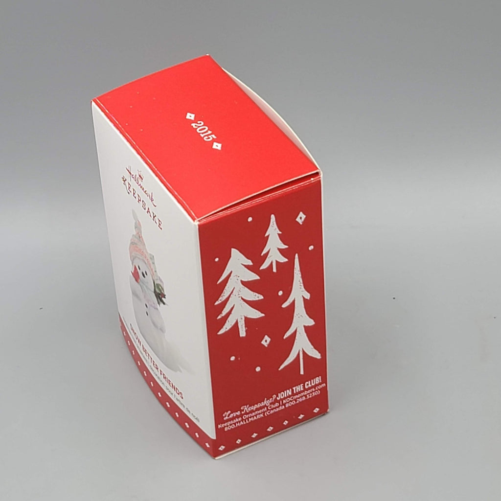 2015 Hallmark Keepsake Christmas Ornament Snow Better Friends Snowman
