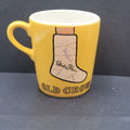 Old Crow Kentucky Whiskies Signed Cast Ceramic Mug Coffee Cup