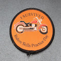 HARLEY DAVIDSON SURVIVED RIDER SKILLS PRACTICE DAY PATCH 3"