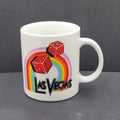 Vintage Las Vegas Nevada Rainbow Coffee Mug Novelty Mugs Casino Souvenir