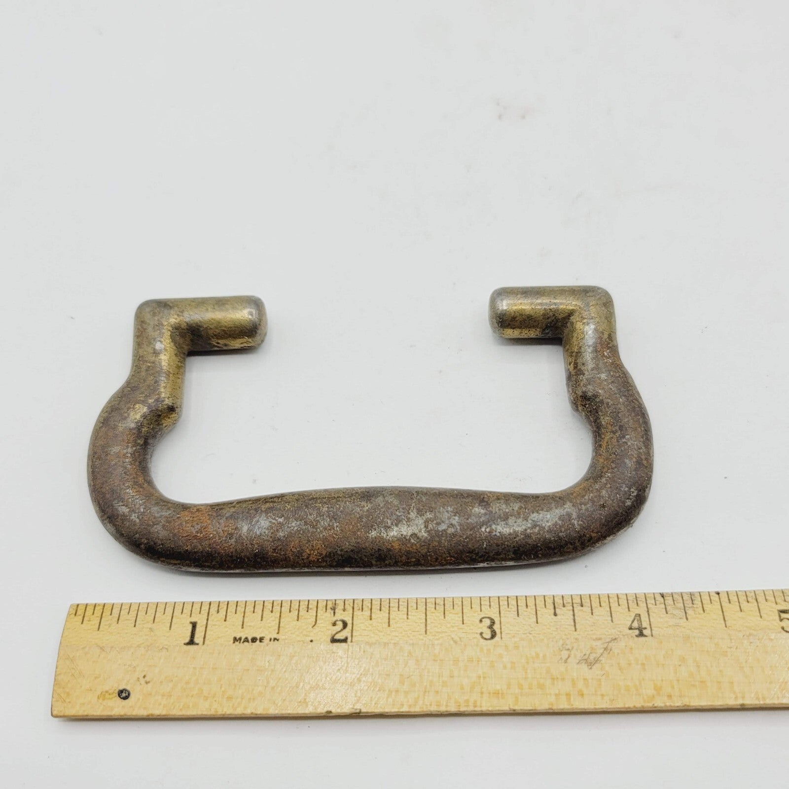 Vintage Large Steel Bail Pull Handle Replacement 2.5" Salvage Reclaimed