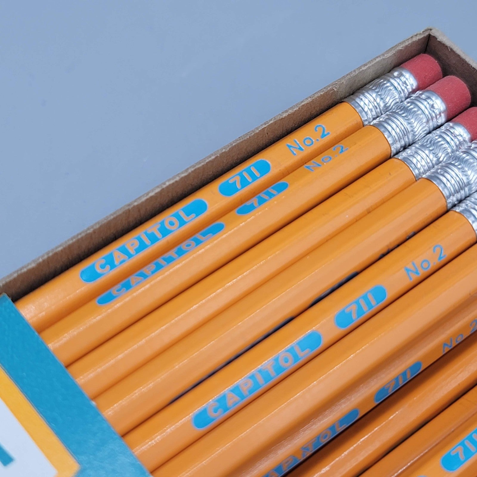 Vintage Lead Pencils Capitol 711 Med Soft (54 Total) New Old Stock Original Box
