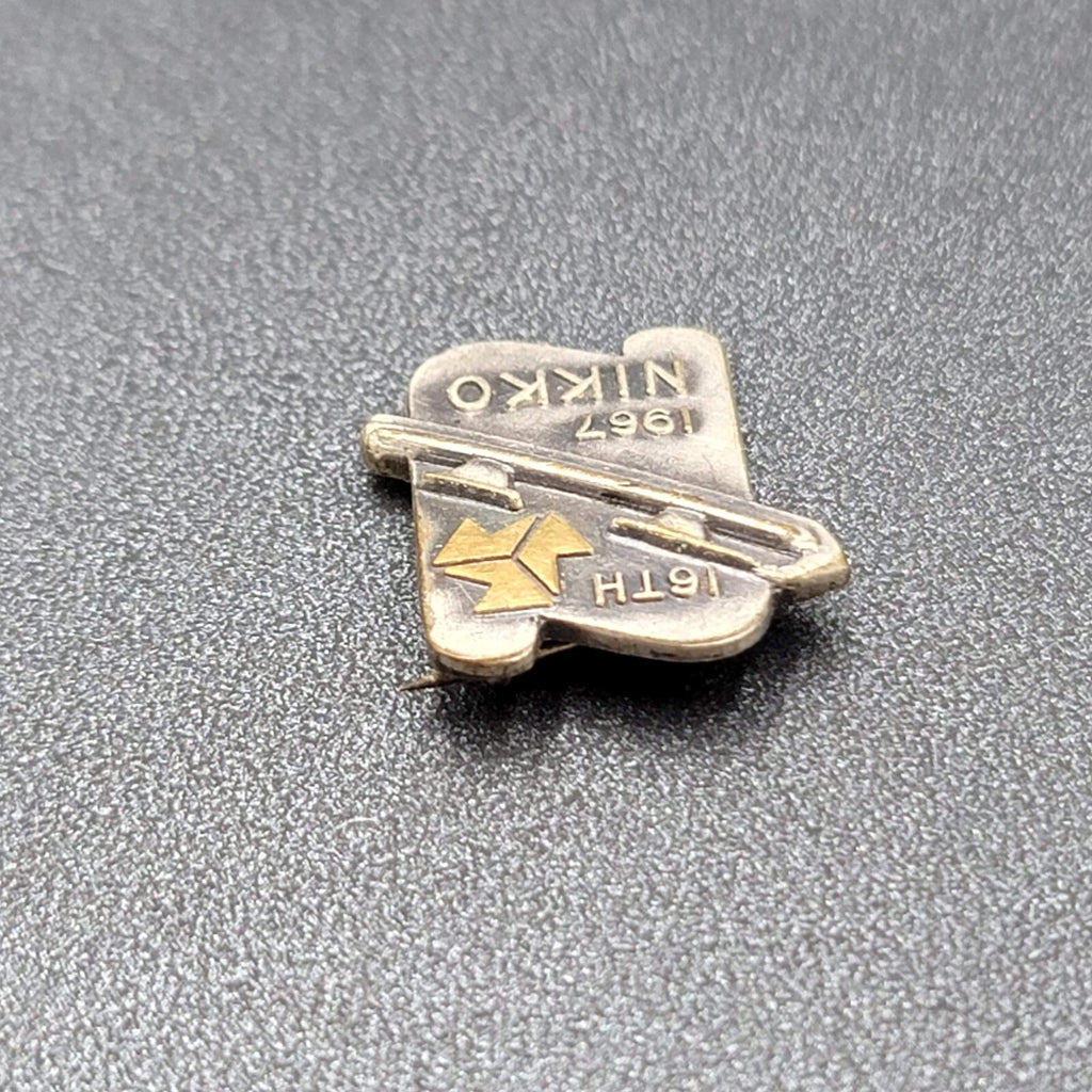 Vintage Japan 16th Nikko Festival 1967 Pewter Pin